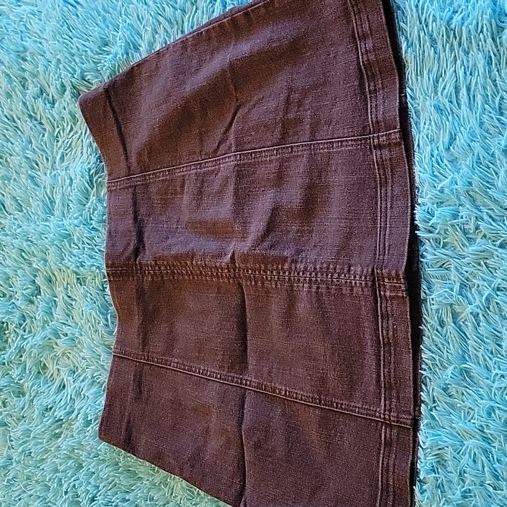 No Boundaries denim mini skirt